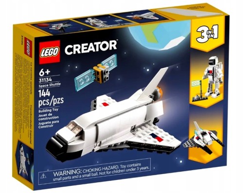 LEGO CREATOR 3 w 1 Prom kosmiczny 6+ 31134