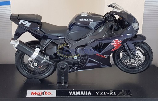 YAMAHA YZF-R1 с подставкой модель 1:18 Maisto