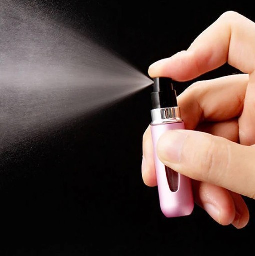PERFUME ATOMIZER Флакон-дозатор для парфюмерной этикетки 5 мл, матовое серебро