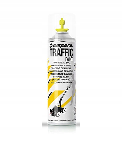РАСПЫЛЕНИЕ ДОРОЖНОЙ КРАСКИ TRAFFIC RED AMPERE