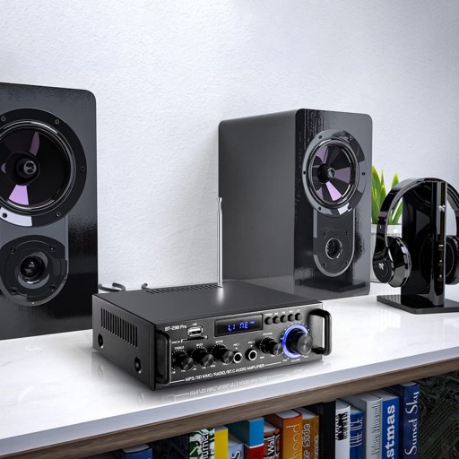 HIFI СТЕРЕОУСИЛИТЕЛЬ 50 Вт + 50 Вт 2.0-КАНАЛЬНЫЙ АУДИОПЛЕЕР С ПУЛЬТОМ ПУЛЬТА ДУ