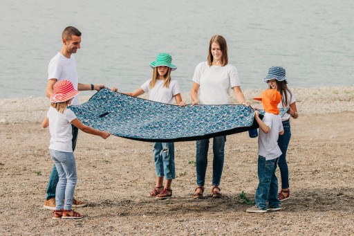 Koc mata piknikowy plażowy na biwak 200x150cm BANZ