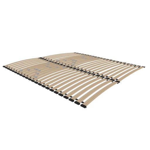 Stelaż wkład do łóżka 140x200 DUALFLEX podwójny regulowany