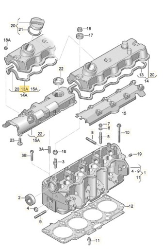 ПРОКЛАДКА КЛАПАНА OCTAVIA 97-11 1.9SDI 1.9TDI ASV