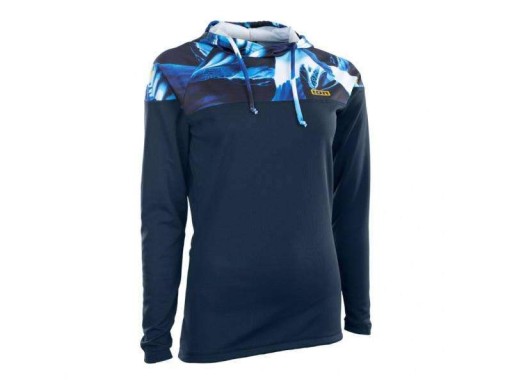 ION Lycra Wetshirt Hood Women LS Blue Capsule XS