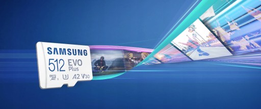 КАРТА ПАМЯТИ SAMSUNG EVO+ 512 ГБ micro SD 130 МБ/с