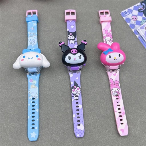 Часы Kawaii Sanrio, наручные часы Cinnamoroll, часы Kuromi, часы моей мелодии