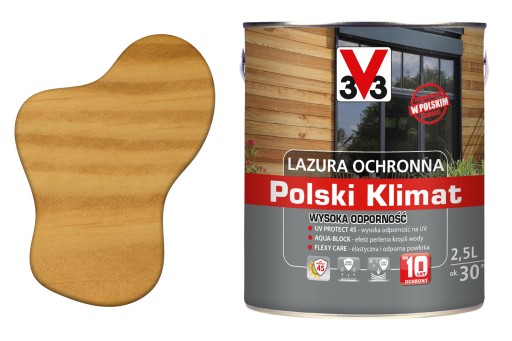 PROTECTIVE Stain V33 POLISH CLIMATE 10 ЛЕТ 2,5 Л БЕСЦВЕТНЫЙ