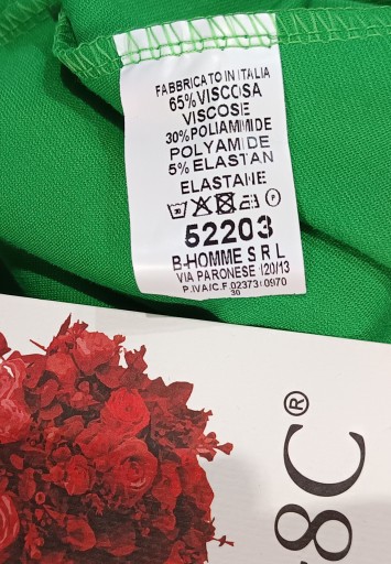 ИТАЛЬЯНСКАЯ ТУНИКА WENDY STYLE TRENDY GREEN АСИММЕТРИЧНАЯ 158C большая до 120 обхвата груди