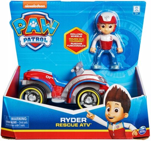PSI PATROL FIGURKA RYDER QUAD POJAZD RATUNKOWY