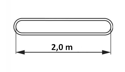 ШЛАНГ ОДИНОЧНЫЙ 2Т 2М БЕСКОНЕЧНЫЙ КРУГЛЫЙ РЕМНИ HDS