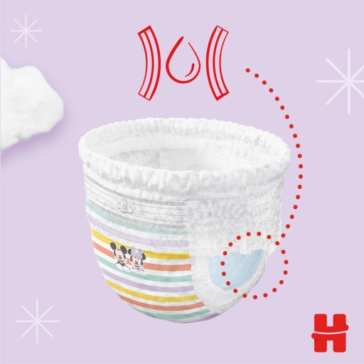 Трусики подгузники HUGGIES 6 (15-25кг) 3х30 шт