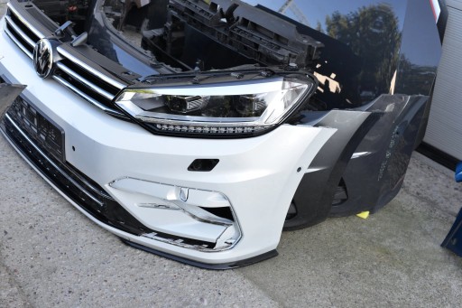 MASKA ZDERZAK GRILL BŁOTNIK PAS LAMPA H7 XENON BELKA VW TOURAN 5TA 2016