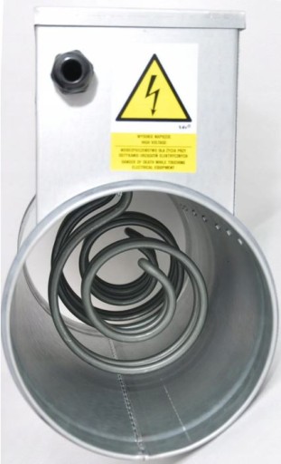 Nagrzewnica elektryczna kanałowa spiro 200 - 3,0kW