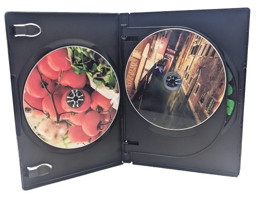 ЭКСКЛЮЗИВНЫЕ коробки на 4 DVD 14мм Черный 5 шт ПРОТЕК