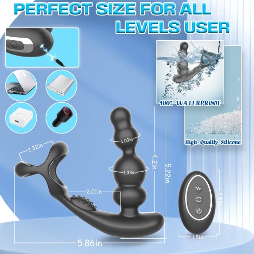 App Anal Anal Plug Vibrator Sex Toys для мужчин простат-массажер 360-градусов