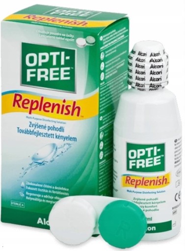 OPTI-FREE REPLENISH ЖИДКОСТЬ ДЛЯ КОНТАКТНЫХ ЛИНЗ 300 МЛ + БЕСПЛАТНЫЙ КОНТЕЙНЕР