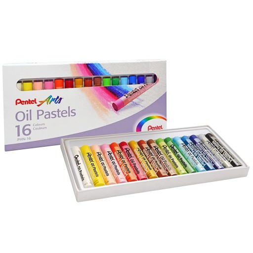 Pastele olejne Pentel PHN mix 16 kolorów
