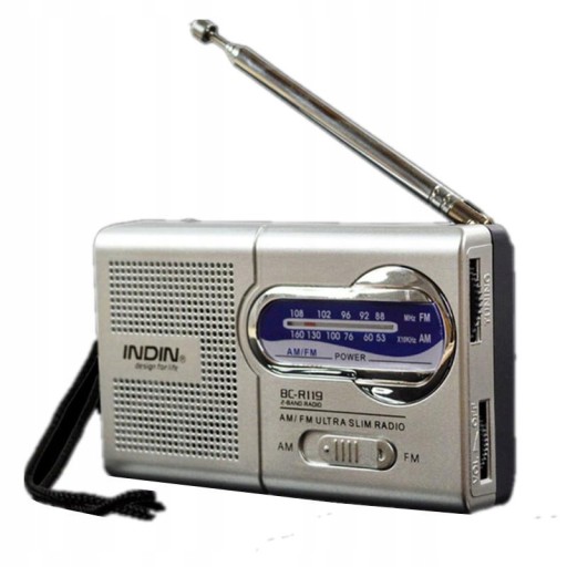 Мини-портативное AM/FM-радио BC-R22 с батарейным питанием и