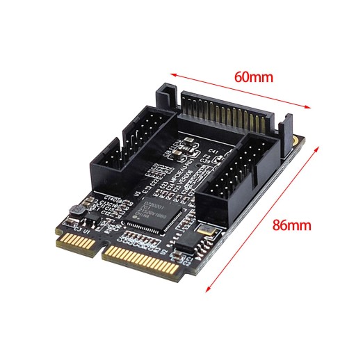 Карта расширения PCIe 4-портовая карта расширения