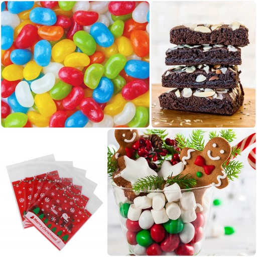 Zapieczętowane pojemniki Food Christmas Gift Bag