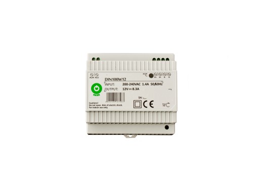 Блок питания светодиодов 100Вт 12В 8.3А на DIN-рейку POS Power