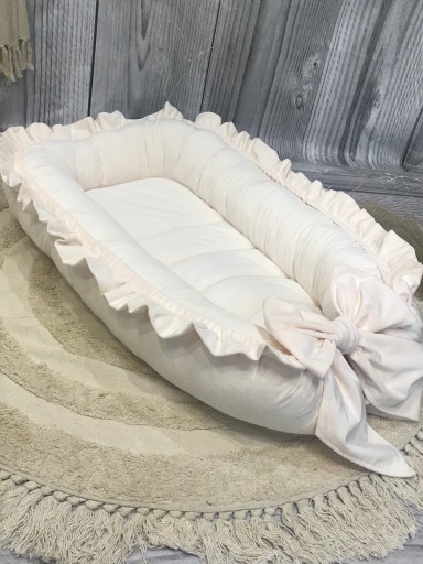 Kokon niemowlęcy velvet premium