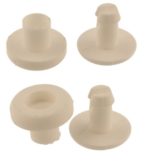 Nit plastikowy 5mm Biały 20szt