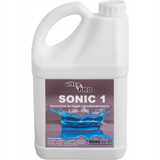 Płyn do myjki Ultradźwiękowej 5l koncentrat SONIC