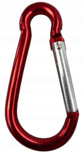 Karabińczyk aluminiowy kolor 60 mm