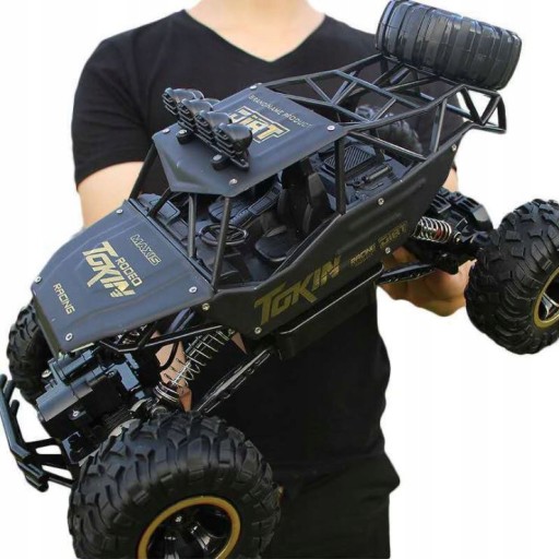 RC АВТОМОБИЛЬ ВНЕДОРОЖНИК БОЛЬШОЙ 4x4 RC МЕТАЛЛ LED АВТОПИЛОТ XXL