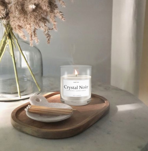 Möller SPA CRYSTAL NOIR - zapach PERFUM SOJOWA ŚWIECZKA ŚWIECA ZAPACHOWA