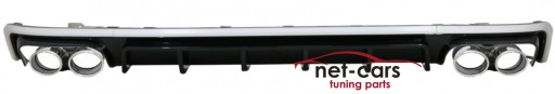 DYFUZOR SPOILER AUDI A6 C8 4K 18- S6 ZD S LINE C