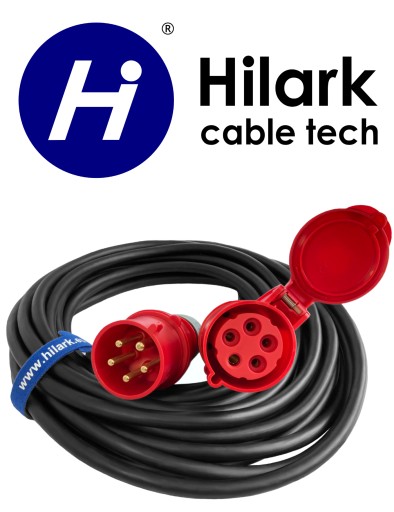 Резиновый силовой удлинитель 16А 5х2,5 15м H05RR-F OW