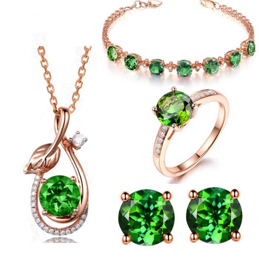 Комплект украшений Lucky Clover Emerald [4]