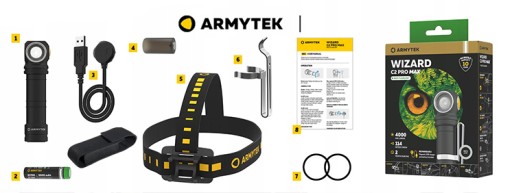Налобный фонарь ARMYTEK Wizard C2 PRO MAX 4000 лм