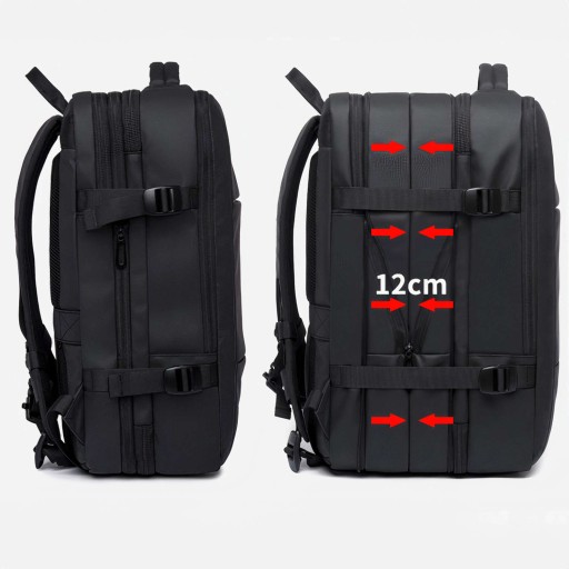 Дорожный рюкзак Bange BackPack, расширяемый деловой рюкзак. Вместительная сумка.