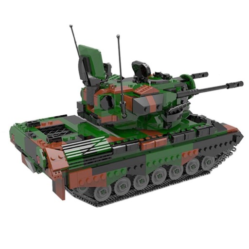 TECHNIC Строительные кирпичи Зенитный танк