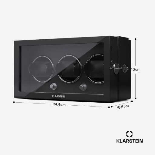 Часы Rotomat 3 Klarstein, коробка, витрина, 4-х скоростной светодиодный замок