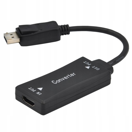 HDMI преобразователь для AdlayPort Adapter DP 4K 1080p Wireway WW331471 Black