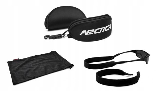 Okulary ROWEROWE PRZECIWSŁONECZNE ARCTICA S-331 MONOLENS na ROWER + ETUI