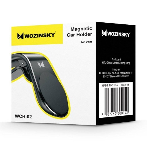 Магнитный автомобильный держатель Wozinsky для вентиляционной решетки