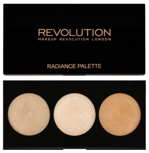 Makeup Revolution Highlighter RADIANCE PALETA Rozświetlaczy do twarzy