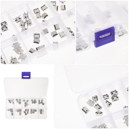 50 шт. USB-адаптер для пайки порта Micro USB