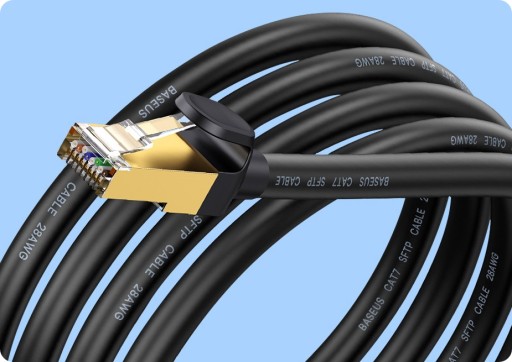 КАБЕЛЬ LAN BASEUS RJ45 ETHERNET CAT7 ИНТЕРНЕТ-КАБЕЛЬ 10 Гбит/с 3 м