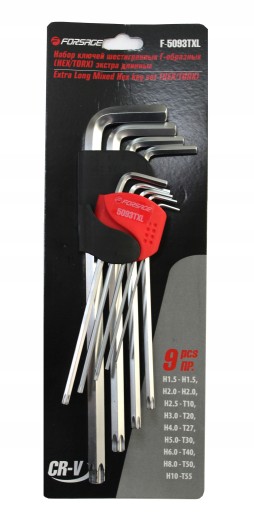 ШЕСТИГРАННЫЕ КЛЮЧИ 1,5–10 TORX КЛЮЧИ T10–T55 ШЕСТИГРАННЫЕ/TORX