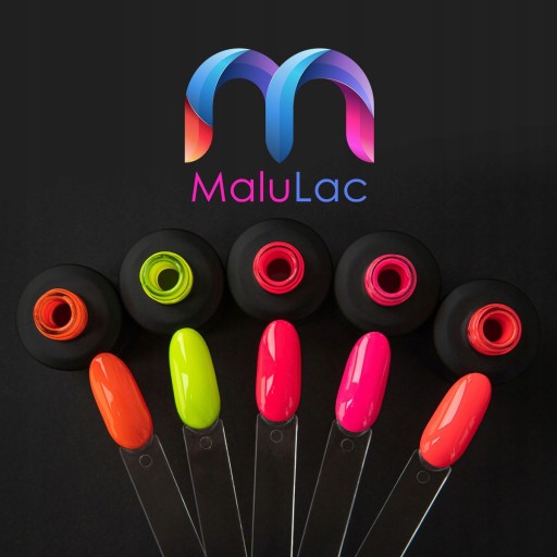 MaluLac lakier hybrydowy do paznokci NEONOWY #1037