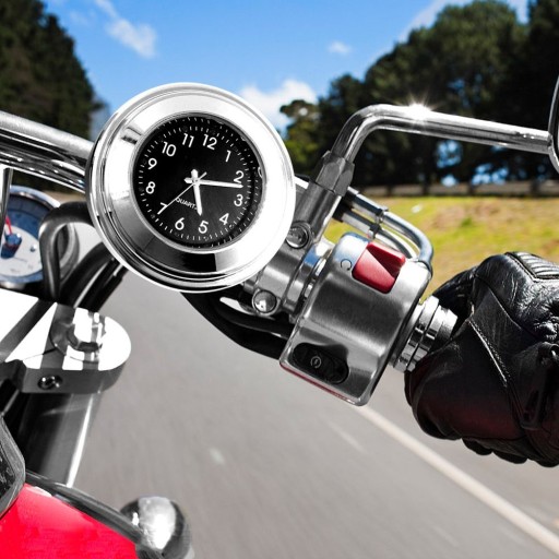 ZEGAREK I TERMOMETR ZESTAW MOTOCYKLOWY DO MOTORU