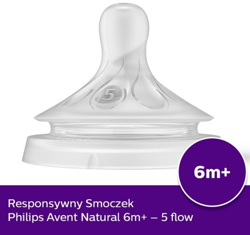 Соски PHILIPS AVENT 2x RESPONSIVE FEEDING SCY965/02 NATURAL 3 6M+
