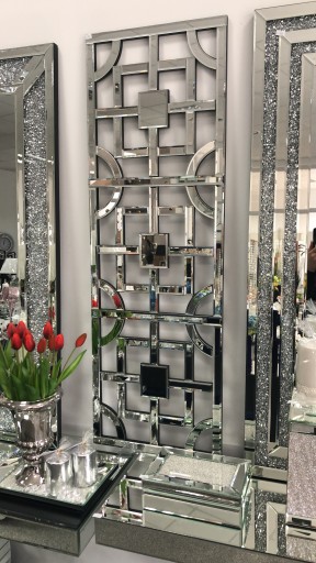 Настенное зеркальное панно Glamour Decoration 120x40